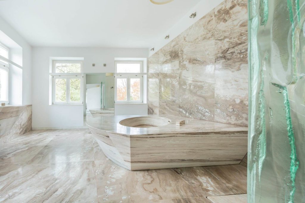 Materiali per bagno in marmo progettare arredo
