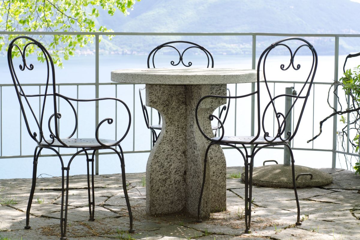 tavolo in marmo per giardino su misura